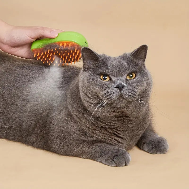 CoatGlo Mango Steam Brush Green Mango - steam brush for cats and dogs